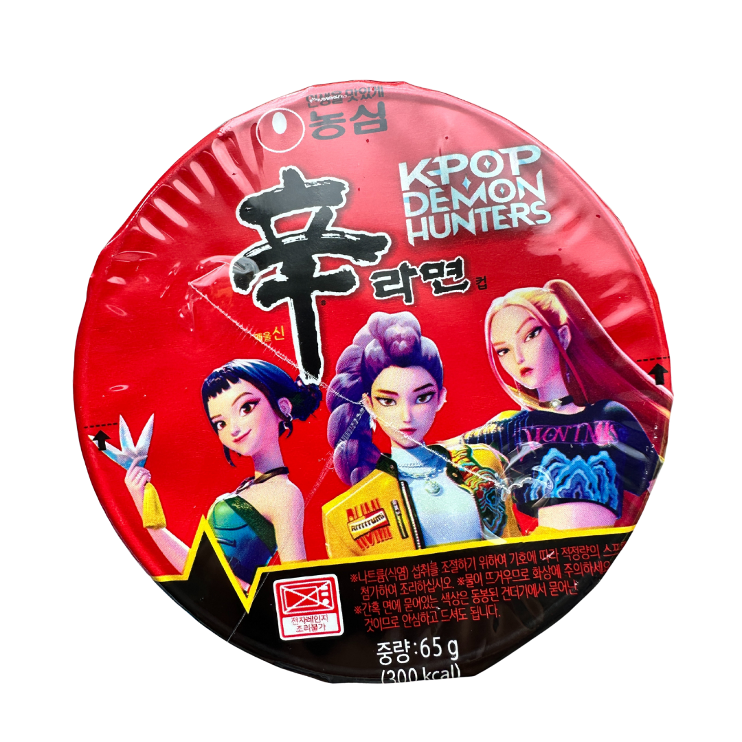 K-Pop Demon Hunters Limited Edition Ramen Cup | Collectible Korean Instant Noodles | Shin Ramyun Hola Korea