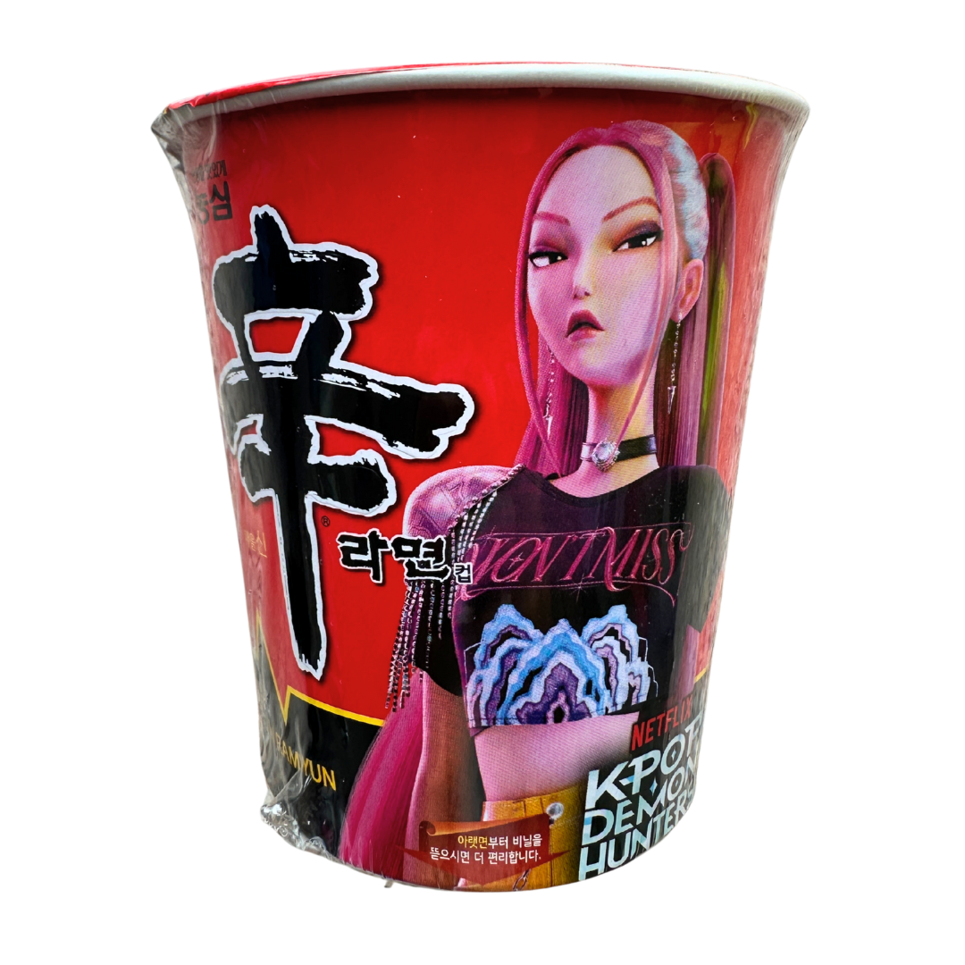 K-Pop Demon Hunters Limited Edition Ramen Cup | Collectible Korean Instant Noodles | Shin Ramyun Hola Korea