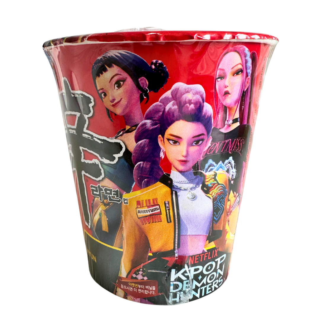 K-Pop Demon Hunters Limited Edition Ramen Cup | Collectible Korean Instant Noodles | Shin Ramyun Hola Korea
