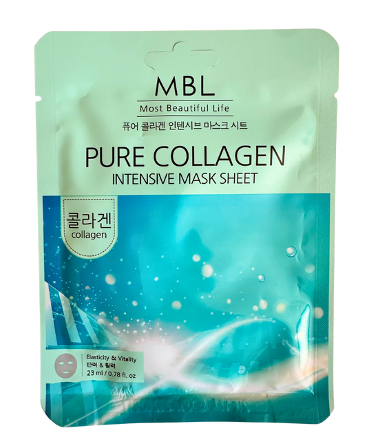 MBL Pure Collagen Intensive Sheet Pack Wrinkle Care Hola Korea