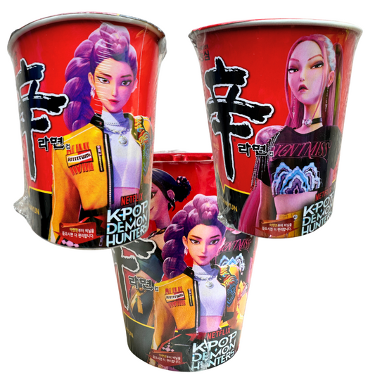 K-Pop Demon Hunters Limited Edition Ramen Cup | Collectible Korean Instant Noodles | Shin Ramyun Hola Korea