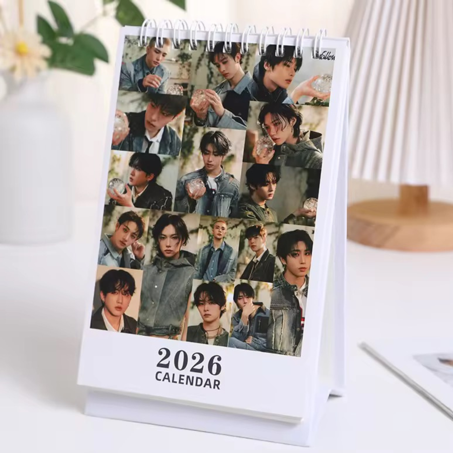 STRAY KIDS 2026 Desk Calendar – K-Pop Photo Calendar for STAY Fans Hola Korea