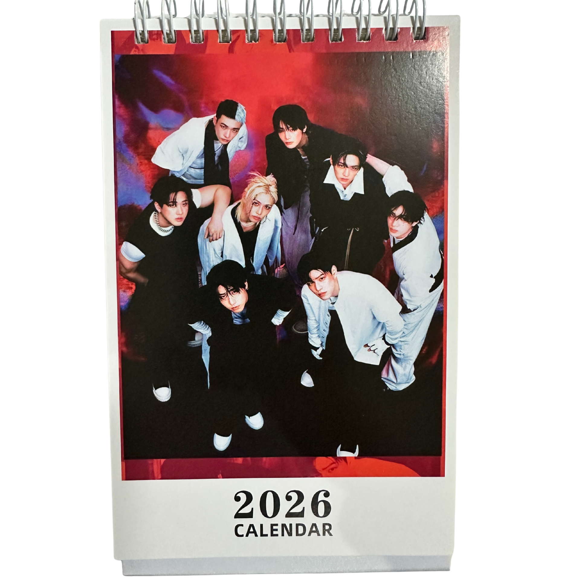 STRAY KIDS 2026 Desk Calendar – K-Pop Monthly Photo Calendar Hola Korea