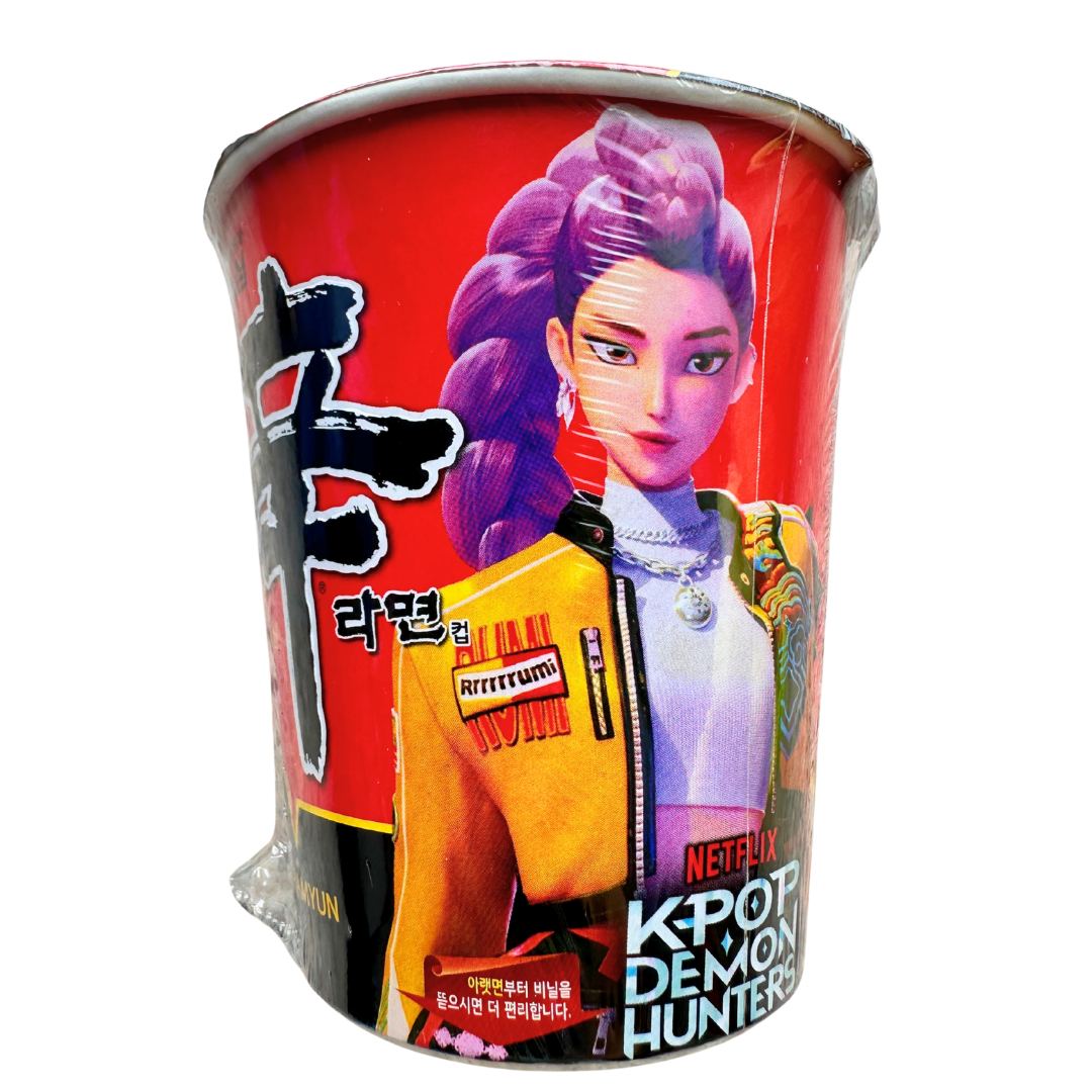 K-Pop Demon Hunters Limited Edition Ramen Cup | Collectible Korean Instant Noodles | Shin Ramyun Hola Korea