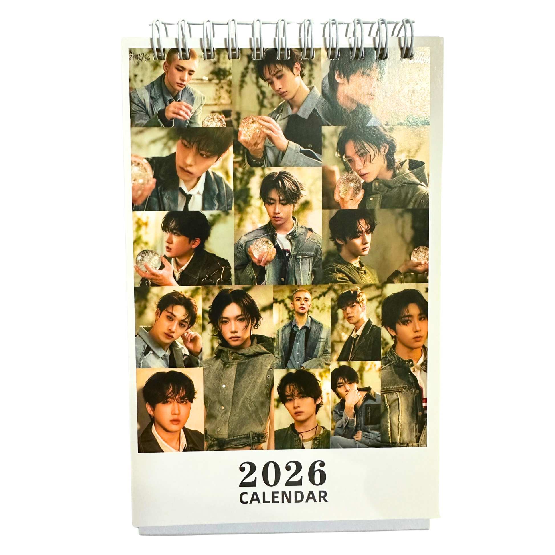 STRAY KIDS 2026 Desk Calendar – K-Pop Photo Calendar for STAY Fans Hola Korea