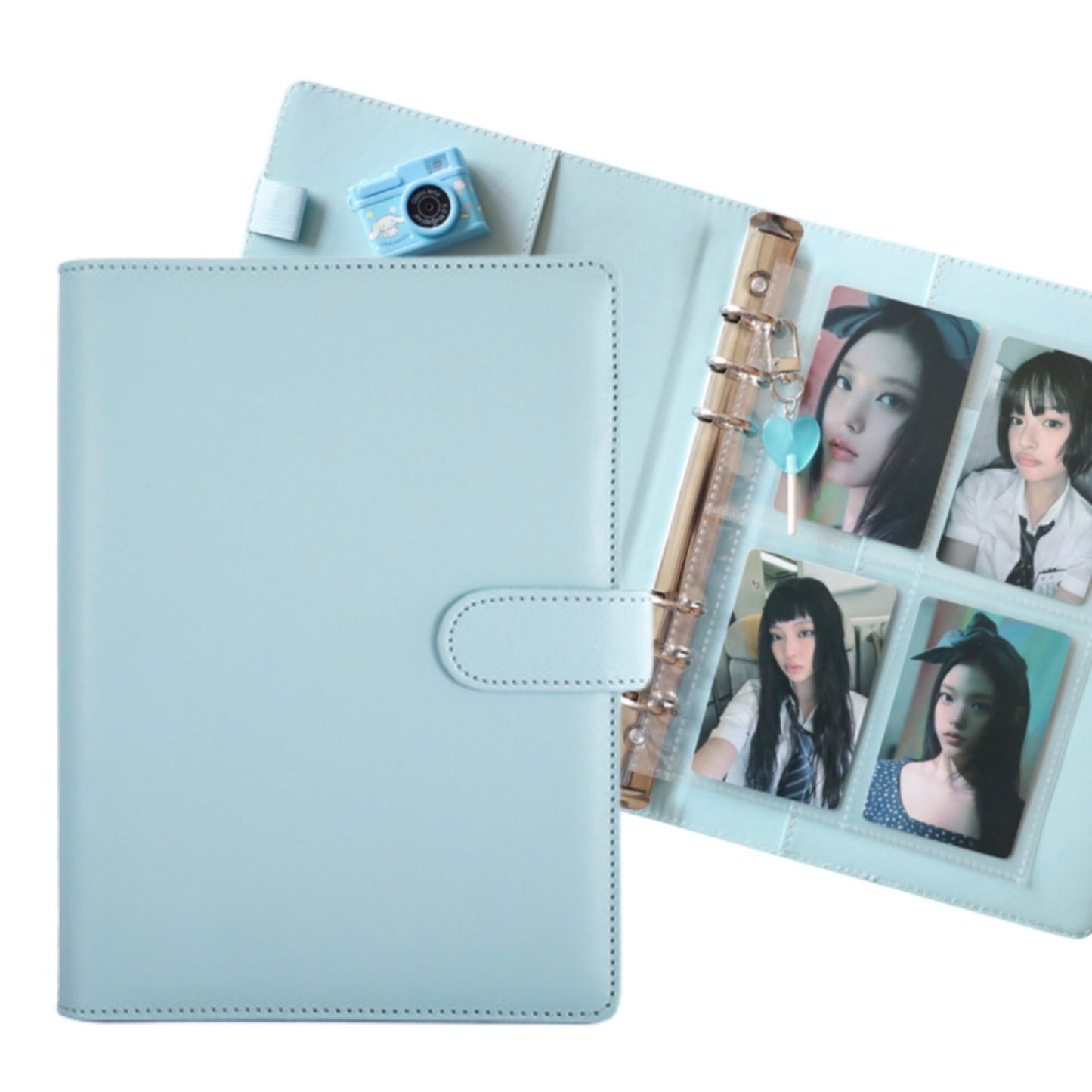 Bom Bom K-Pop Photocard Binder (A5, 6-Ring) – Includes Pages + Free Gifts Hola Korea