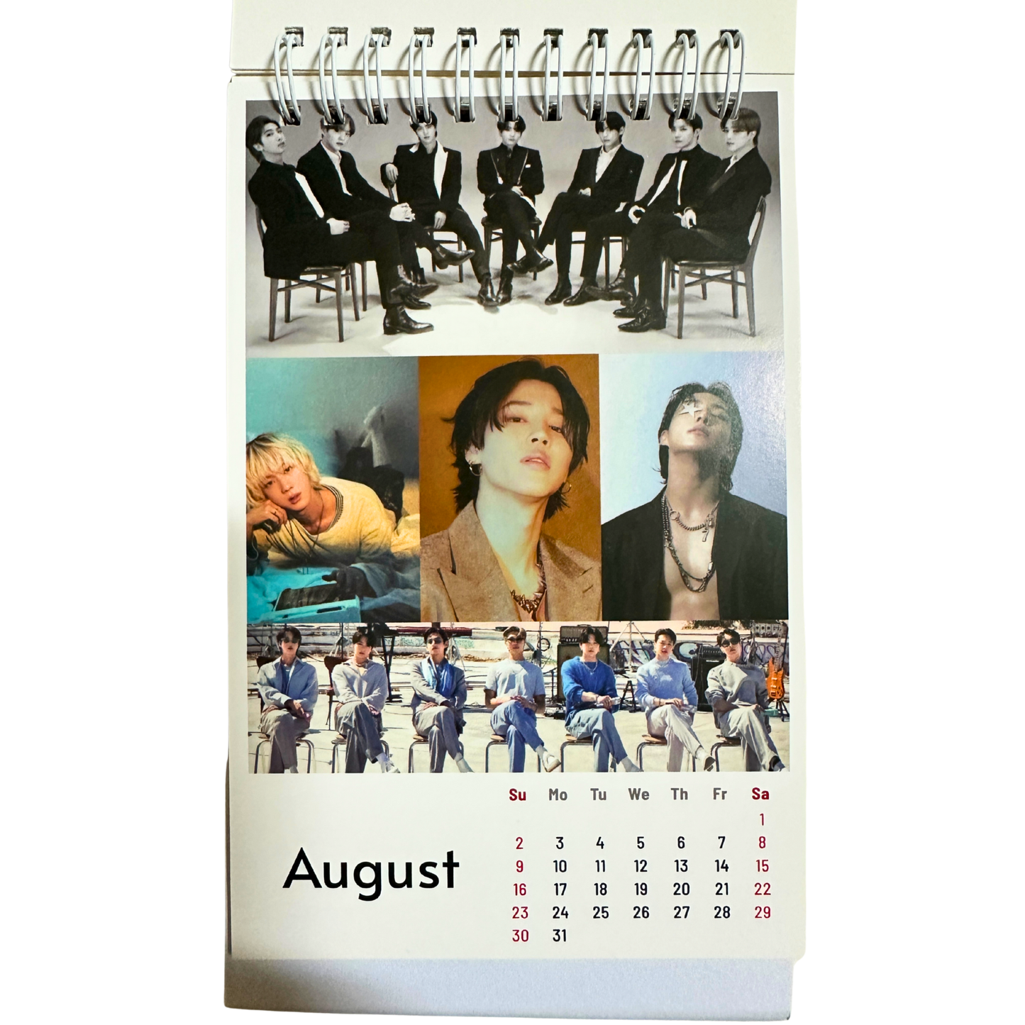 BTS 2026 Desk Calendar – K-Pop Photo Calendar Hola Korea