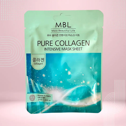 MBL Pure Collagen Intensive Sheet Pack Wrinkle Care Hola Korea