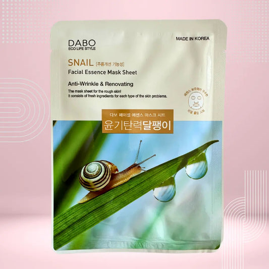 DABO Snail Facial Essence Mask (Anti-wrinkle) Hola Korea