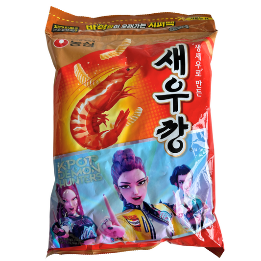 Saeukkang Kpop Demon Hunters Edition – Jumbo 400g Shrimp Chips Hola Korea