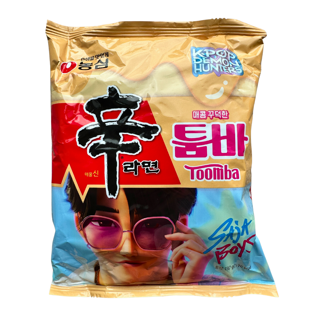 Saja Boys Shin Toomba Ramen – K-Pop Demon Hunters Toomba Limited Edition Bag | Collectible Korean Instant Noodles Hola Korea