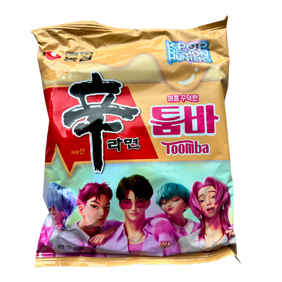 Saja Boys Shin Toomba Ramen – K-Pop Demon Hunters Toomba Limited Edition Bag | Collectible Korean Instant Noodles Hola Korea