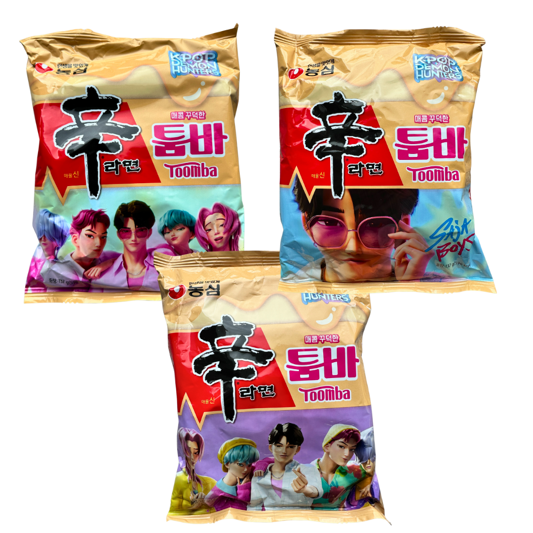 Saja Boys Shin Toomba Ramen – K-Pop Demon Hunters Toomba Limited Edition Bag | Collectible Korean Instant Noodles Hola Korea