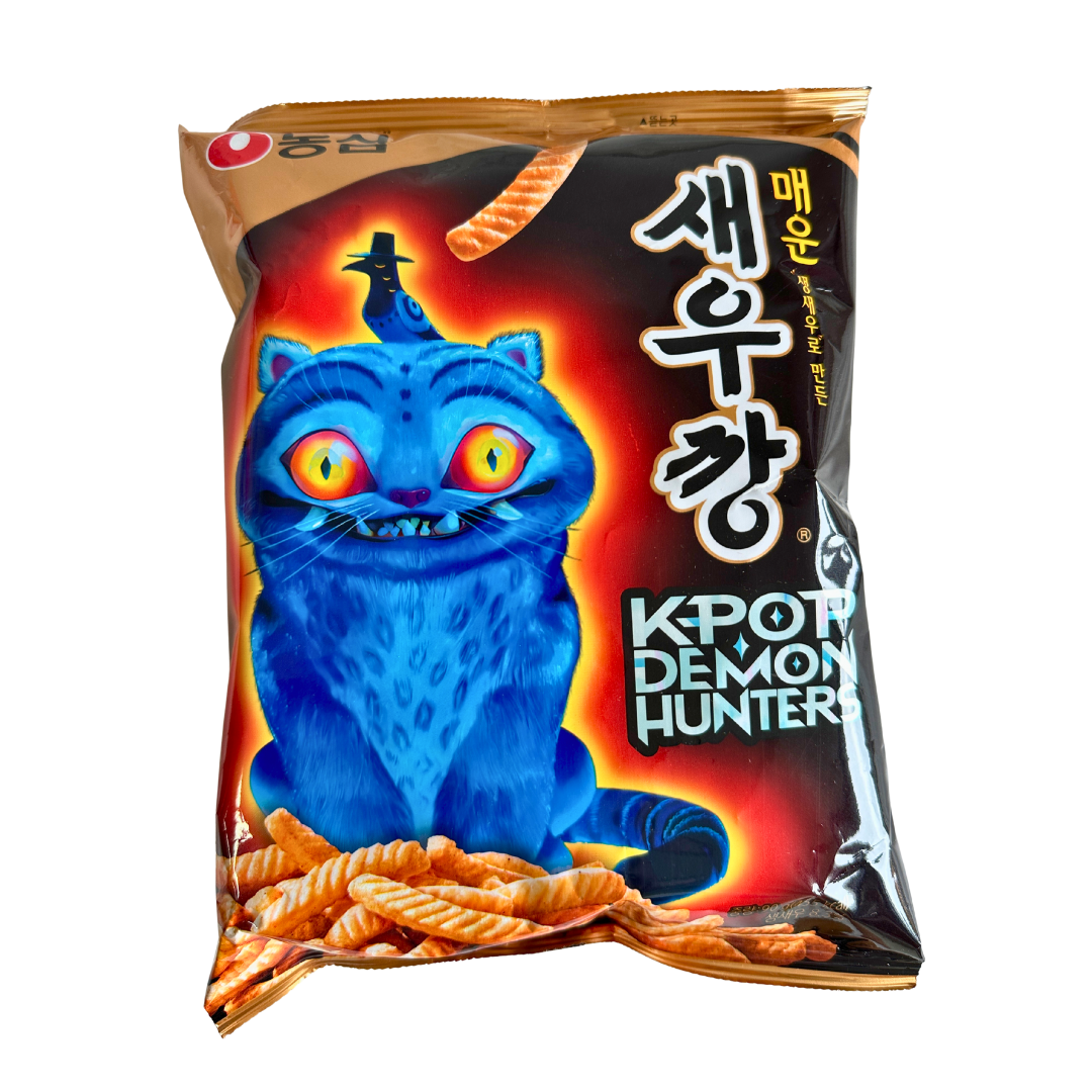 Saeukkang 새우깡 Kpop Limited Edition Demon Hunters - Shrimp Chips Snack – 90g Hola Korea