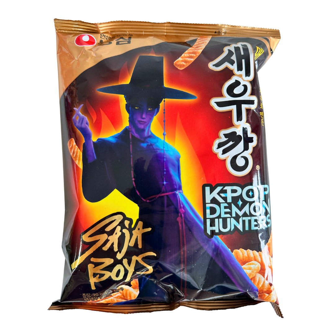 Saeukkang 새우깡 Kpop Limited Edition Demon Hunters - Shrimp Chips Snack – 90g Hola Korea